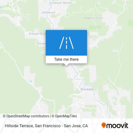 Hillside Terrace map