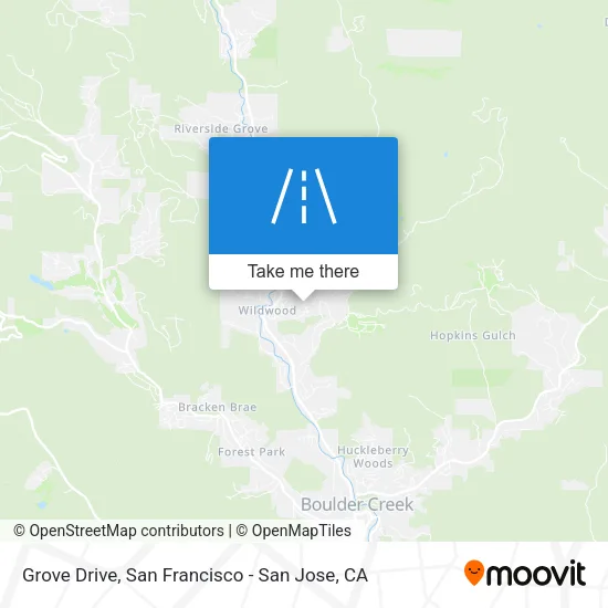 Grove Drive map