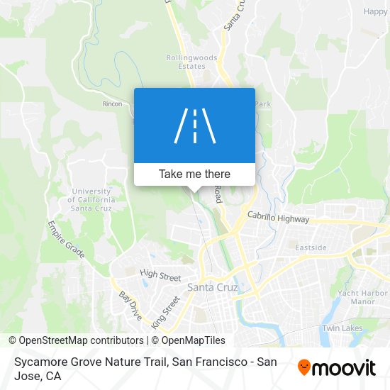 Sycamore Grove Nature Trail map