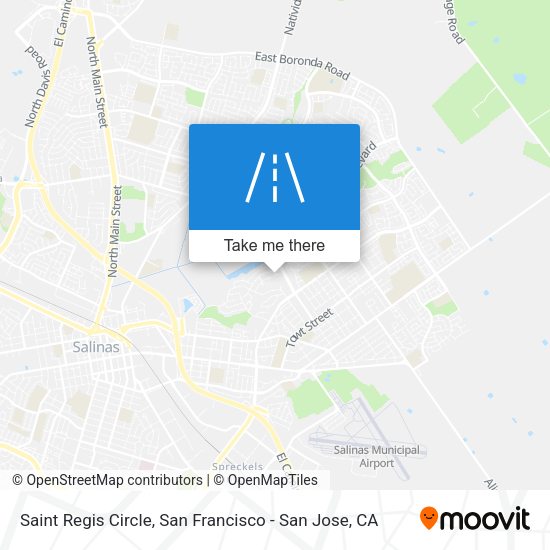 Saint Regis Circle map