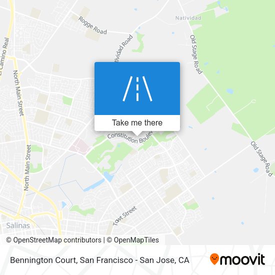 Bennington Court map
