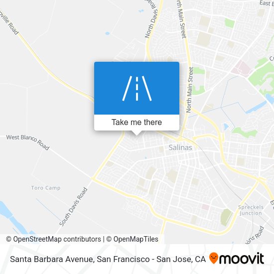 Santa Barbara Avenue map
