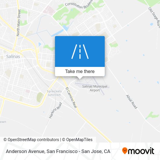 Mapa de Anderson Avenue