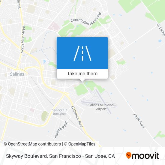 Skyway Boulevard map