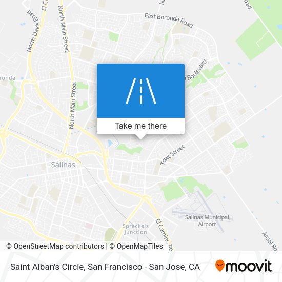 Mapa de Saint Alban's Circle