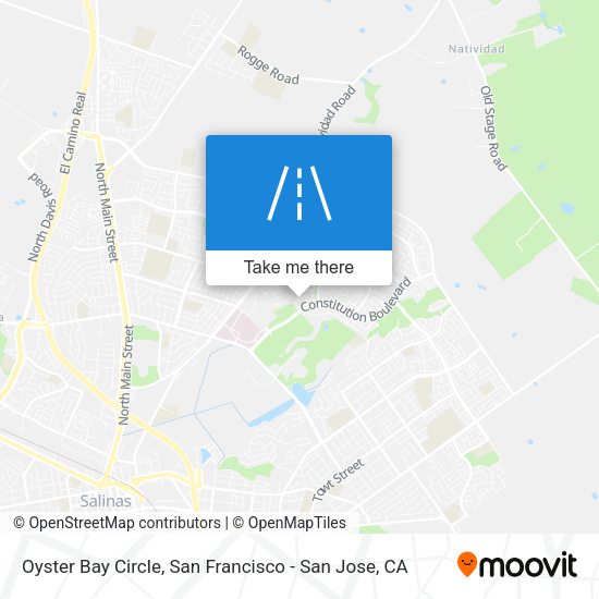 Mapa de Oyster Bay Circle