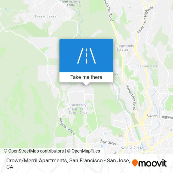 Crown/Merril Apartments map