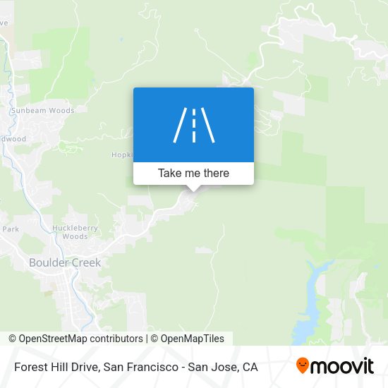 Forest Hill Drive map