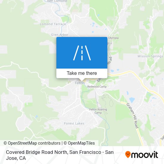 Mapa de Covered Bridge Road North