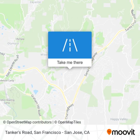 Mapa de Tanker's Road