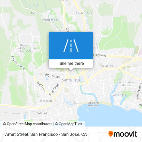 Mapa de Amat Street