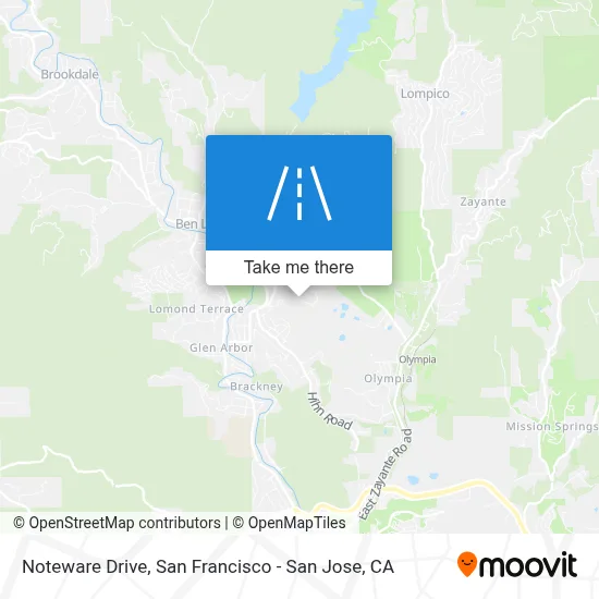 Noteware Drive map