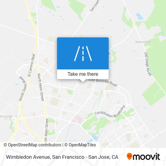 Mapa de Wimbledon Avenue