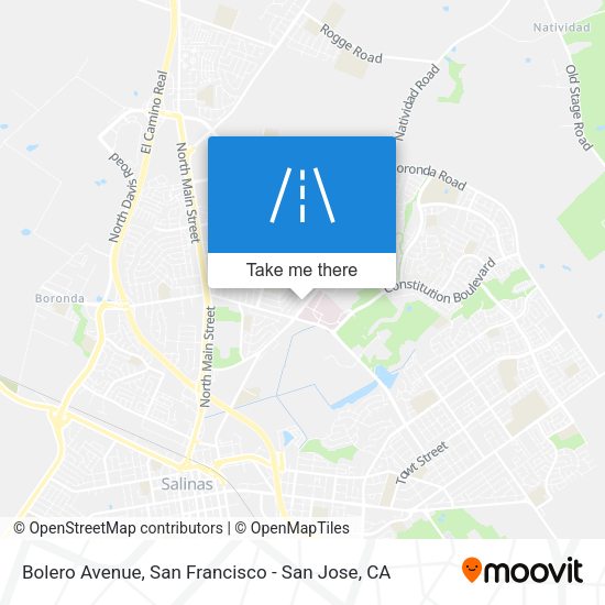 Mapa de Bolero Avenue