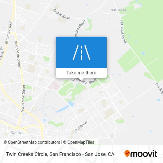 Twin Creeks Circle map