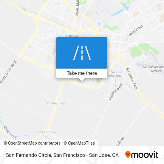 Mapa de San Fernando Circle