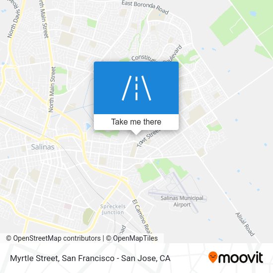 Mapa de Myrtle Street