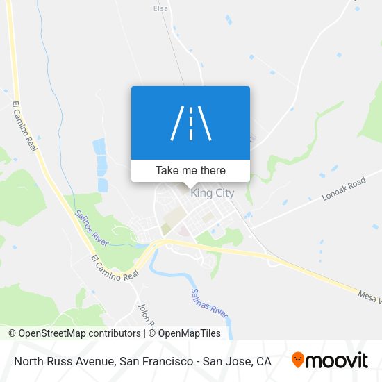 Mapa de North Russ Avenue