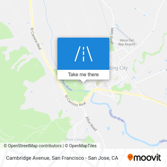 Cambridge Avenue map