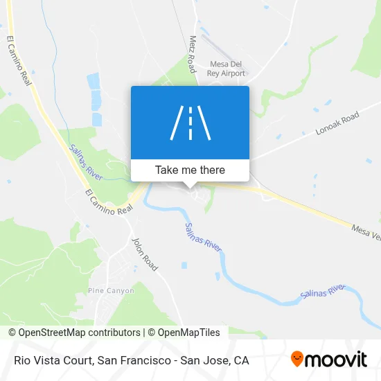 Rio Vista Court map