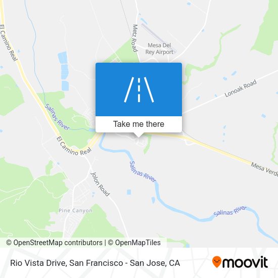 Rio Vista Drive map