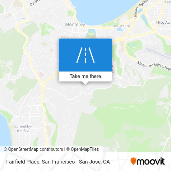 Mapa de Fairfield Place
