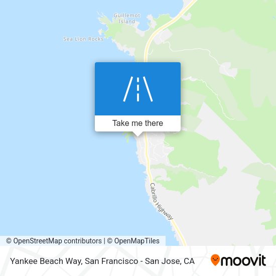 Mapa de Yankee Beach Way