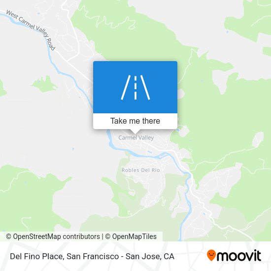 Mapa de Del Fino Place