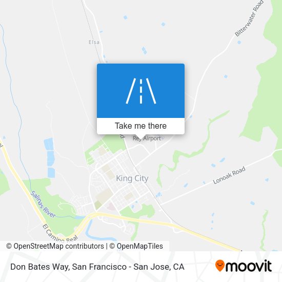 Mapa de Don Bates Way
