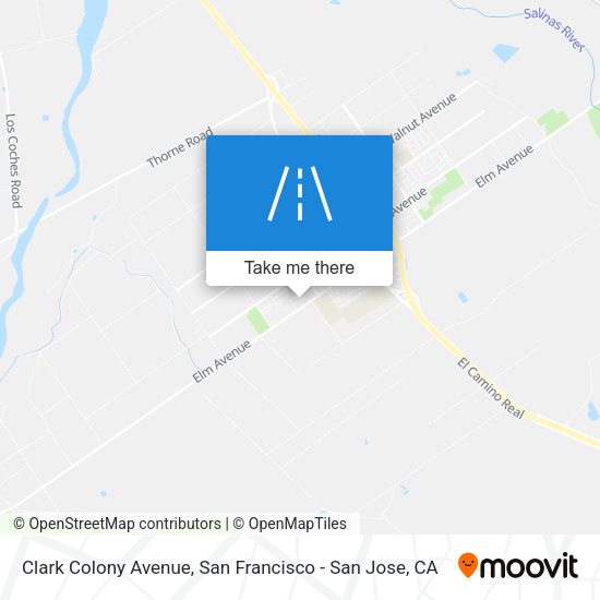 Mapa de Clark Colony Avenue