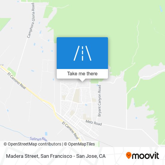 Madera Street map