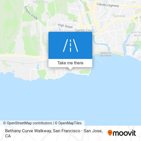 Bethany Curve Walkway map