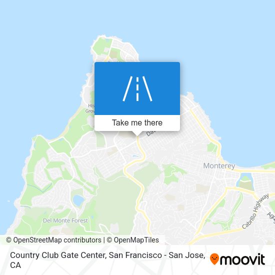 Country Club Gate Center map