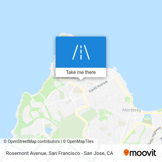Mapa de Rosemont Avenue