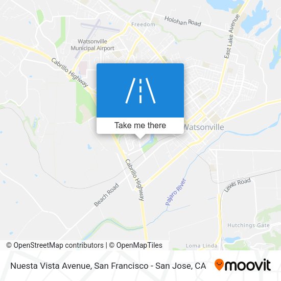 Nuesta Vista Avenue map