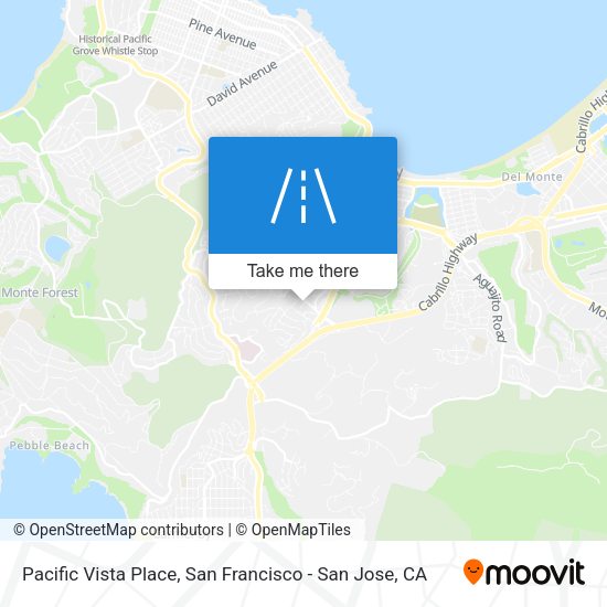 Pacific Vista Place map