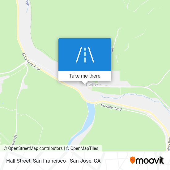 Mapa de Hall Street