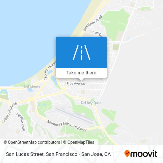 San Lucas Street map