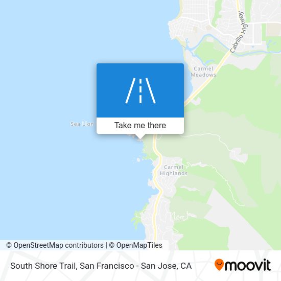 South Shore Trail map
