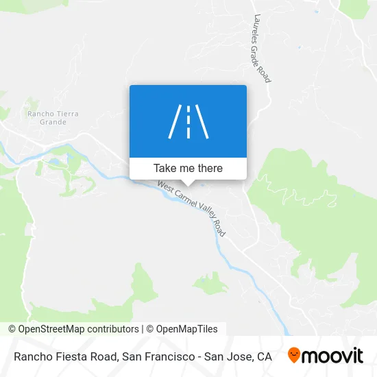 Rancho Fiesta Road map