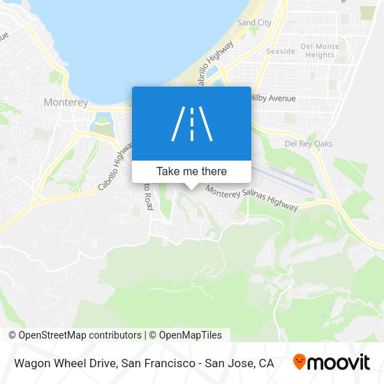 Wagon Wheel Drive map