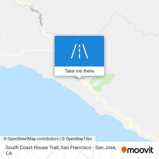 Mapa de South Coast House Trail