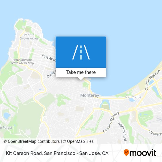 Mapa de Kit Carson Road