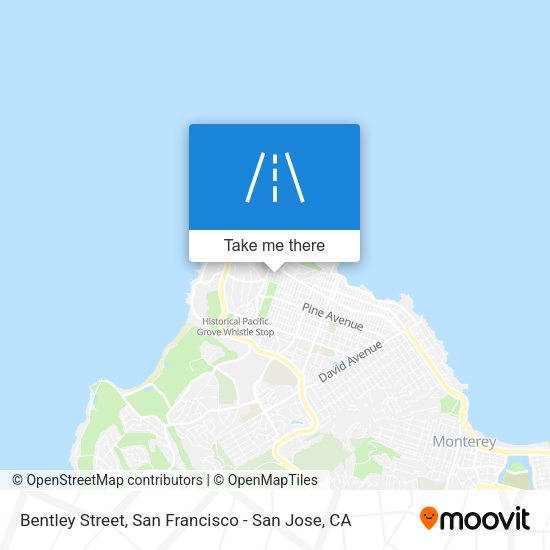 Mapa de Bentley Street