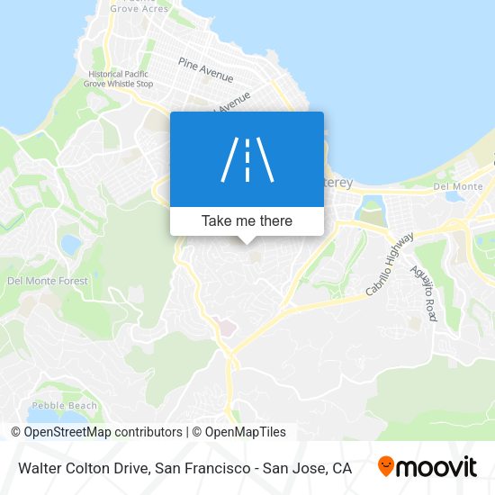 Mapa de Walter Colton Drive