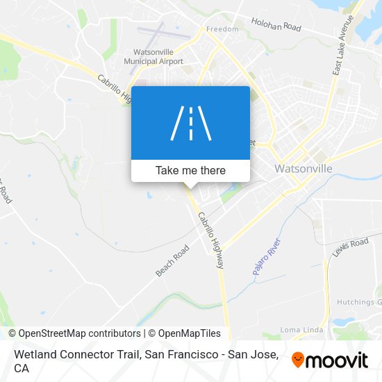 Wetland Connector Trail map