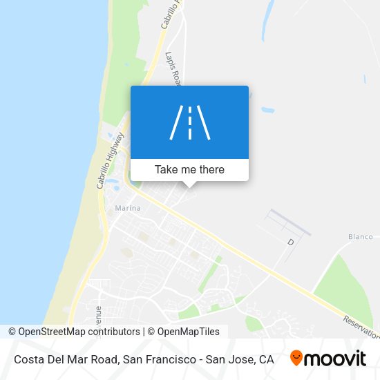 Costa Del Mar Road map
