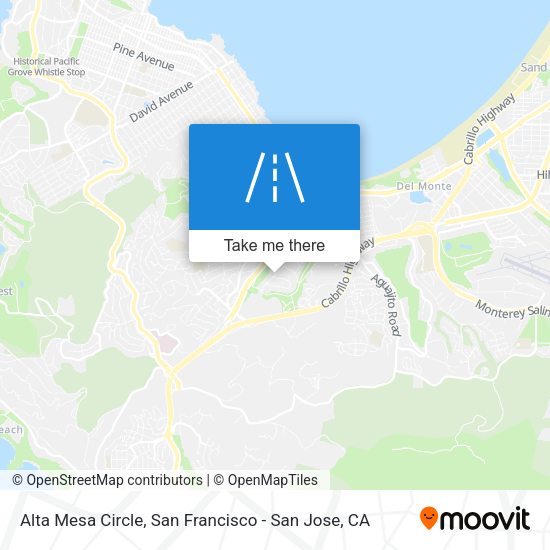 Alta Mesa Circle map
