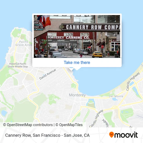 Cannery Row map