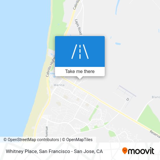 Mapa de Whitney Place